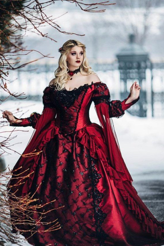 Best Plus Size Gothic Wedding Dresses - Latest Trends for 2021 - Gothic
