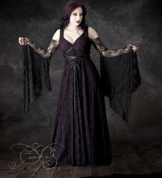 gothic semi formal dresses