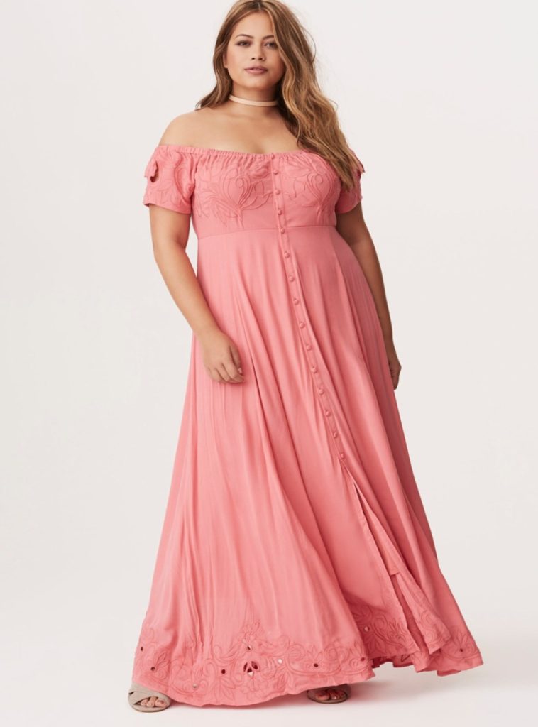 Plus Size Pink Maxi Dress 2019 Latest Trends