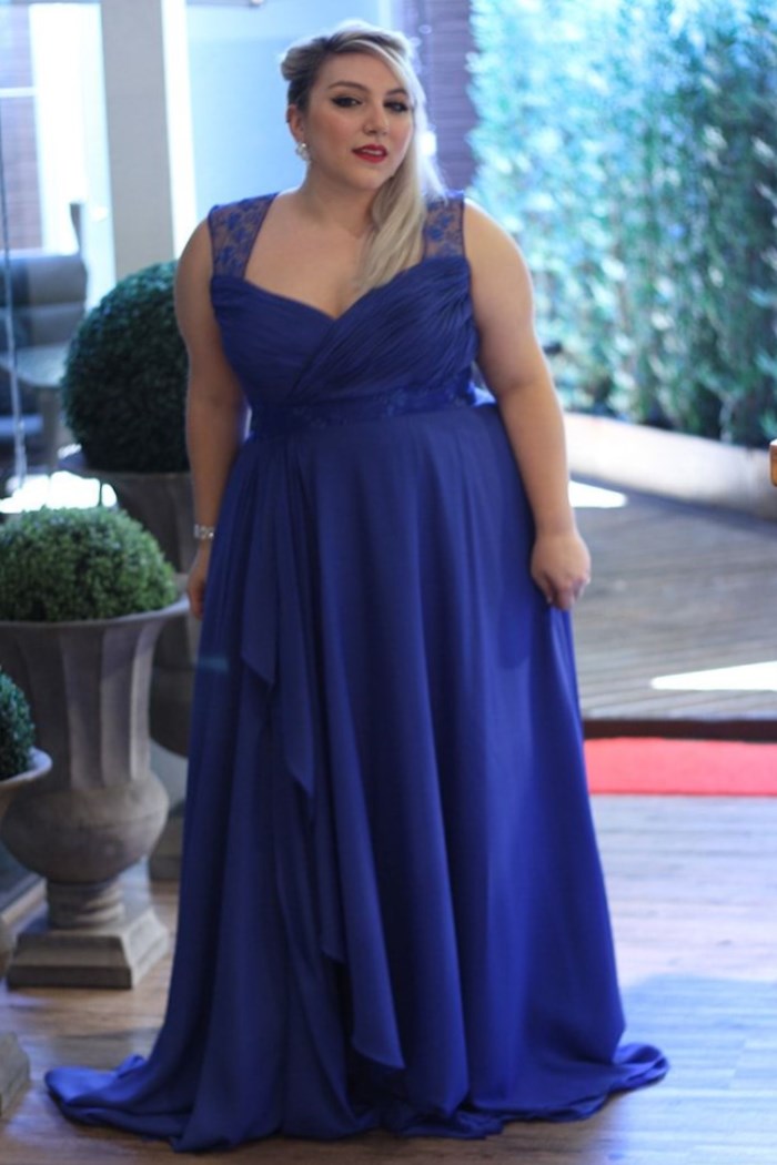 Royal Blue Wedding Dress 1